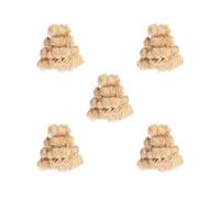Juego de 5 12 x 100 % encendedores de fuego para chimenea de madera, barbacoa de madera, 2 x 6,5 cm