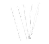 Juego de 5/6 agujas de cuentas abiertas de acero inoxidable, prácticos pines de rosca con cuentas, accesorios para hacer joyas