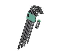 Juego de 5/9 destornilladores tipo L de acero de alta dureza para mejoras artesanales del hogar, mango negro, hechizo esencial, gloria, ciruela negra, hechizo esencial