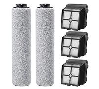 Juego de 5 accesorios para aspiradoras Tineco iFloor3 / Floor One S3 en húmedo y seco, piezas de repuesto incluye 2 rodillos de cepillo, 3 filtros HEPA