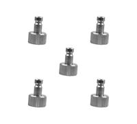 Juego de 5 adaptadores para aerógrafo, adaptador de manguera de tejón, herramientas de reparación, conector rápido