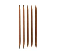Juego de 5 agujas de tejer carbonizadas de doble punta de 20 cm, guantes y calcetines para tejer y hacer ganchillo