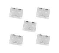 Juego de 5 almohadillas de bloqueo antideslizantes para lentes ópticas, redondas, 200 unidades