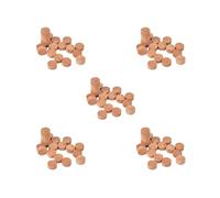 Juego de 5 almohadillas de corcho para trompeta, corneta, llave de agua, válvula de saliva para instrumentos de latón