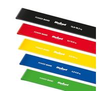 Juego de 5 Bandas de látex para Ejercicio rebelde L 2,3-18,2 kg RBA-3002-CO