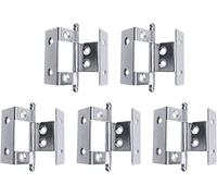 Juego de 5 bisagras plegables, bisagras dobladas para bricolaje, bisagra ajustable para puerta de armario, accesorios para el hogar