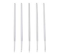 Juego de 5 bolígrafos de arcilla para esculpir de color, punta de goma flexible, pinceles de pintura, utensilios de tallado, juego de bolígrafos para arte de uñas, punta extra fina