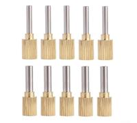 Juego de 5 boquillas de calafateo de acero inoxidable con hilo de cobre para dispensación suave de sellador y prevención de fugas (grande)