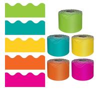 Juego de 5 Bordes laminados Brillantes y Coloridos