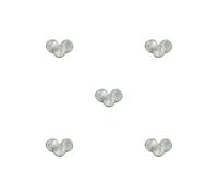 Juego de 5 botones de trompeta de repuesto duraderos para club de práctica de estudio tipo E