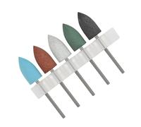 Juego de 5 brocas de silicona para uñas, accesorios que ofrecen prestaciones prácticas para las necesidades de cuidado, herramientas de uñas multiforma