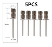 Juego de 5 brocas de uñas premium con bandas de lijado y mandriles confiables