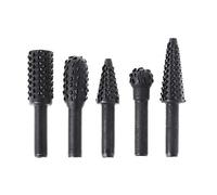 Juego de 5 brocas giratorias SENRISE de 6,3 mm para tallado de carpintería