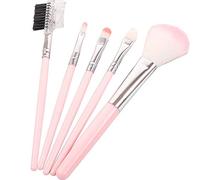 Juego de 5 brochas de maquillaje portátiles con peine, herramienta cosmética creativa y exquisita, durabilidad y atracción