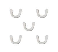 Juego de 5 carillas de dientes de resina cómodas para dentaduras postizas extraíbles y reutilizables