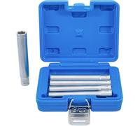 Juego de 5 casquillos hexagonales extra largos 8-14 mm - Transmisión cuadrada hembra 10 mm (3/8) - Precisión - D-Work