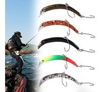Juego de 5 cebos para trucha, 6,5 cm, 4 g, accesorios de pesca para trucha