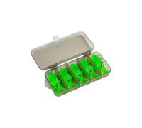 Juego de 5 cebos suaves de ranas para pesca en agua salada, señuelos de agua de superficie de 3,7 cm/4,7 cm con gancho, mejora la tasa de señuelos de pesca