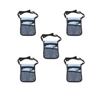 Juego de 5 cinturones organizadores de enfermería con bolsillo extra, bolsa de cintura, kit de cuidado, bolsa azul