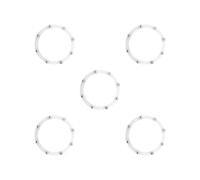 Juego de 5 cojinetes giratorios resistentes para muebles de bar, mesa de comedor redonda, 98 mm, 10 unidades