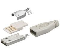 Juego de 5 conectores USB A (versión soldable, incluye boquilla)