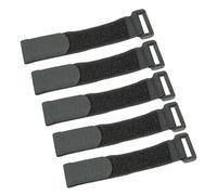 Juego de 5 correas de sujeción de nailon con gancho y bucle, reutilizables, para manillar de bicicleta, cinta para cables para el hogar