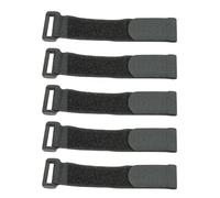 Juego de 5 correas de sujeción de nailon con gancho y bucle, reutilizables, para manillar de bicicleta, cinta para cables para el hogar