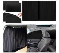 Juego de 5 Cortinas de privacidad para automóvil para sedán, 4 Cortinas magnéticas de 31.5 x 18.9 Pulgadas para Ventana Lateral y 1 Cortina divisora de Asiento Trasero con Bolsa de Almacenamiento,