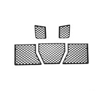 Juego de 5 cubiertas de malla para parachoques delantero, para BMW G87 M2 2023 - 2025, aspecto deportivo negro brillante, flujo de aire optimizado y fácil montaje (negro brillante)