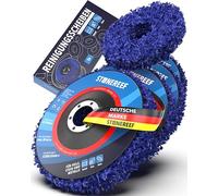 Juego de 5 discos de limpieza [125 x 2,0 x 22,23 mm] CSD amoladora angular disco de limpieza - Discos de desbaste para limpieza, disco de eliminación de óxido, disco de limpieza grueso, amoladora de