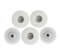 Juego de 5 discos de pulido de lana para amoladora angular de 125 mm, almohadillas de pulido de fieltro