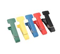 Juego de 5 Ejercitadores Graduados para Recuperación de Terapia de Dedos y Manos, Incluye Resortes de Metal y Clips para Acondicionar el Entrenador de Fuerza de Agarre y