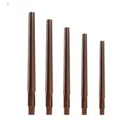 Juego de 5 escariadores de mano cónicos de 50 grados, para escariador manual de acero de aleación HSS con vástago cónico para herramientas de fresado CNC, diámetros 3/4//6/8 mm