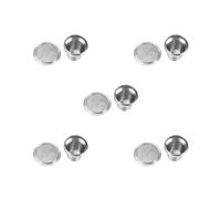 Juego de 5 filtros de café reutilizables de acero inoxidable para LOR