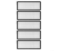 Juego de 5 filtros de repuesto para Roborock QV 35A 35S para QREVO S5V para SAROS 10 10R S8 MaxV Ultra - Filtro de polvo fino de alta calidad para alérgicos mascotas niños montaje fácil