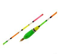 Juego de 5 flotadores de pesca de madera de balsa con rotación de 360 grados y cola gruesa para una observación más fácil y movimiento natural del cebo (4+2 g)