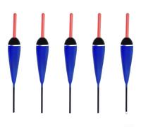 Juego de 5 flotadores verticales para pesca de carpa, hechos de madera de balsa con opciones de flotabilidad, 2 g, 3 g, 4 g, 5 g y diseño de cola larga que proporciona una detección estable y clara de
