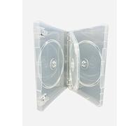 Juego de 5 Fundas para 3 Discos para CD/DVD/BLU Ray, 22 mm, Transparente