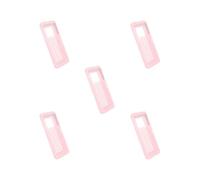 Juego de 5 fundas para Texas Instruments TI-84 Plus, color rosa transparente