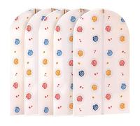 Juego de 5 Fundas Ropa Armario, Fundas Abrigos Armario, Ideal para Viajes, a Prueba de Polvo e Insectos, Ideal para Guardarropa y para Llevar(60x140cm/24x55in)