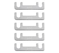 Juego de 5 fusibles automotrices tipo placa plana para automóviles y motocicletas, 32 V CC 30 A para fusibles de batería atornillados de 100 A que tienen terminal de horquilla carcasa de metal