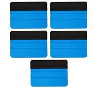 Juego de 5 herramientas for envolver automóviles con escurridor de bordes de fieltro, herramienta aplicadora de escurridor de fieltro de 4 pulgadas for envoltura de vinilo for automóviles, tinte de ve