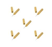 Juego de 5 herramientas prácticas de reparación de aerógrafo, boquilla de limpieza, aguja, escariador, lavado