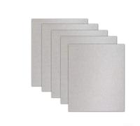 Juego de 5 hojas de guía de onda de mica para horno microondas, placas aislantes resistentes al calor para uso doméstico y cocina