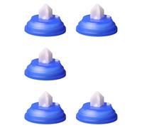 Juego de 5 juntas de silicona para tanques de baño para conexión segura de tanques a cuencos, juntas de inodoro de silicona fuertes