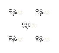 Juego de 5 kits de reparación de gato neumático, piezas de repuesto, kit de reparación de gato portátil, accesorios de 3 toneladas, horizontal, 30 mm, 3 toneladas, horizontal, 30 mm