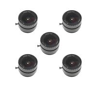 Juego de 5 lentes de iris fijo IR de 1/7.6 cm de 2.8 mm de 3 megapíxeles F1.2 CS para cámara IP CCTV