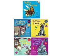 Juego de 5 libros de la colección infantil The Wonky Donkey (The Wonky Donkey, Willbee the Bumblebee, The Dinky Donkey, The Grinny Granny Donkey y Wonky Donkey's Big Surprise)