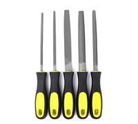 Juego de 5 limas de acero de 6 8 10 pulgadas de alto carbono de doble corte para carpintería, modelado y alisado de metal en proyectos de bricolaje y taller