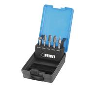 Juego de 5 limas rotativas hm simples de 10x20 mm de vastago 6 Fervi F008SC